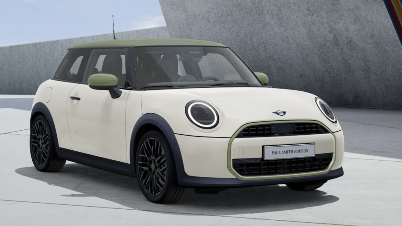 ALL-ELECTRIC MINI COOPER PAUL SMITH EDITION.