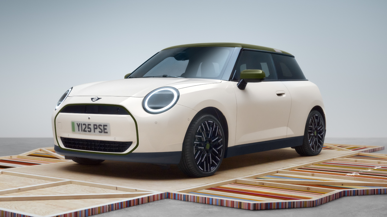 All-Electric MINI Cooper Paul Smith Edition.